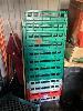 128 · 23 x STACKABLE BREAD BASKETS ON DOLLY