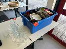 136 · CONTENTS OF TABLE ASSORTED CROCKERY