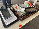 138 · CONTENTS OF TABLE ASSORTED SERVING DISHES, TRAYS, ETC