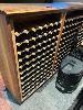 143 · TIMBER WINE RACK, 252 BOTTLE CAPACITY, 2425 x 550 x 1340mm (H)