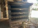116 · SALVA 4 DECK PIZZA OVEN, MOD: 4XNXD,, LOCATED AT OLD BUSH INN WILLUNGA, 1900 x 1900 x 2000mm (H)