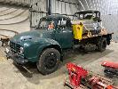 50 · 1965 BEDFORD J5 TIPPER TRUCK, REGO: REM 314, MINOR DAMAGE FROM TREE BRANCH