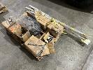 37 · PALLET LOT HARDWARE, 3 CARTONS 100 PAIRS EACH HINGES, CASTOR WHEELS, SCREWS, 2 CARTONS SLIDERS