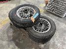 46 · 5 x WIRE WHEELS 14" , PAINTED WITH TYRES