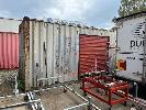 54 · 40' SHIPPING CONTAINER, WITH 2 x SIDE ACCESS ROLLER DOORS, DRY, PLYWOOD FLOOR