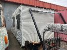 57 · TRANSPORTABLE OFFICE, 6 x 3 x 2.8mtr (H), SINGLE DOOR, 3 x LARGE WINDOWS, 6 x GPOS, NEEDS DOOR FRAME + FLOOR REPAIR