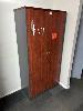 72 · OFFICE FURNITURE TIMBER LAMINATE MAPLE/ GRAY, 5 x DESKS, 2 RETURNS, 2 DOOR CUPBOARD, LOW LINE BOOK SHELF, 5 x UNDER DESK MOBILES, CONTENTS OF ROOM