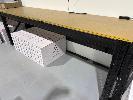 208 · 4 x WORK BENCHES, MODULAR STEEL FRAME, MDF TOP, EACH 295 x 75 x 97cm (H), (COLLECTION BY APPOINTMENT - LATEST 26/6/2026)