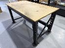 211 · 6 x WORK BENCHES, MODULAR STEEL FRAME, MDF TOP, EACH 140 x 75 x 77cm (H), (COLLECTION BY APPOINTMENT - LATEST 26/6/2026)