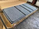37 · AVANTE HI-LO FLEX ELECTRIC ADJUSTABLE BED BASE (NO MATTRESS) WITH WIRED HAND CONTROL AND MATTRESS RETAINER BARS. NO LEGS. NO CASTORS., SIZE: KING SINGLE, COLOUR: CHARCOAL, DOM: 05/2023, ** EX HIRE **