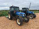 9 · NEW HOLLAND TRACTOR AWD, MODEL: T4-105F, DOM: 2016, REG: S14 SDS, SERIAL: ZGJD12523, HOURS: 4,073 SHOWING 12.50% PREMIUM