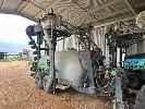 10 · PASTRO AG DRAWN SPRAYER 2 ROW OPTIMUS 4, MODEL: VSF02R, DOM: 2017, SERIAL VSF02R2577, P.T.O. PUMP DRIVEN, TANDEM AXLE, (4,000 LITRE) 12.50% PREMIUM
