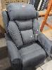 403 · VANTE INSPIRED LIFESTYLE LIFT CHAIR WITH WIRED HAND CONTROL, MODEL: BOSTON, MATERIAL:FABRIC, COLOUR: CARBON, ** EX DISPLAY **