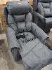 404 · AVNTE INSPIRED LIFESTYLE LIFT CHAIR WITH WIRED HAND CONTROL, MODEL: BOSTON, MATERIAL:FABRIC, COLOUR: CARBON, ** EX DISPLAY **