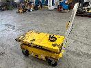 Hydraulic Lift Trolley, Mod: Es50, 500kg Cap, Electric, Rechargeable Battery Op, 12v, With Inbuilt Charger & Cable, Yellow, Max Lift Height: 950mm, Dom: 2019, Table Size: 1000 X 520mm, Net Weight: 154kg No Gst