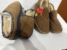 33 · 2 x PAIRS EMU "OUTBACK & ASHFORD" SLIP ONS, CHESTNUT, SIZE: 9 & 11, RRP $249.00