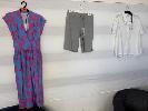 108 · FOIL DRESS, SHIRT & SHORTS, SIZE: 8, RRP $250.00