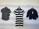 114 · WRANGLER SHIRT, THOMAS COOK POLO DRESS, FOIL TOP, SIZE: 10, $350.00