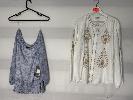 120 · GOONDIWINDI EMBROIDERED TOP & PURE WESTERN BLOUSE, SIZE: 18, RRP $230.00