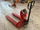 Pallet Jack, Hytsu, Red,, 2,000kg Lift Cap, Fitted With Digital Weight Scales