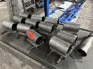 238 · 12 x PIPE REPAIR/JOINER CLAMPS, STAINLESS STEEL, 65-85mm ADJUSTABLE, 1 x SHELF NO GST