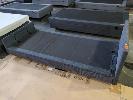 Hi-Lo Electric Adjustable Bed Base (No Mattress) With Head Panel And Foot Panel. No Hand Control. No Mattress Retainer Bars. On Castors And Legs., Size: Long Single, Colour: Slate, ** Ex Hire **