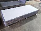 Long Single Fabric Bed Base