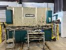 8 · CNC PRESS BRAKE, SCALEN, MOD: FX37150, 3700 x 150 TONNE, AUTO BACK GAUGE, SAFETY LIGHTS WITH, 4 WAY TOO BLOCK, 2 FULL LENGTH BLADES, ASSORTED SEGMENTS, PEDAL CONTROL ON PEDESTAL, MANUAL WORK TROLLEY & PARTS STAND