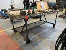 24 · MOBILE STEEL SHEET TOP BENCH, 2300 x 1100mm