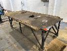 32 · PLATE TOP MOBILE BENCH, 2500 x 1000mm WITH 1770 x 900mm PLATE STEEL TOP