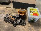 72 · ANCHOR CHAIN BLOCK, 500kg & TUB NEW GALV CHAIN, 5mm