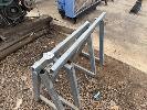 90 · 2 x GALV STEEL WORK HORSES NO GST
