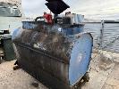 100 · STEEL WASTE OIL TANK, 2000 LITRE & STEEL ACCESS PLATFORM NO GST