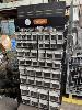 126 · GEIGER PORTABLE DOUBLE SIDED SMALL PARTS TROLLEY & CONTENTS NO GST
