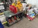 136 · 2 TIER GALV STEEL TROLLEY & CONTENTS CAR & BUS JACKS, OIL CANS NO GST