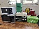 201 · 2 x MICROWAVES & FIRST AID KITS NO GST