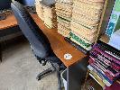 207 · DESK, CHAIR & 4 x FILING CABINETS NO GST