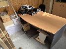 213 · DESK, 2 x CHAIRS, PARTITIONS, 3 x FILING CABINETS & BOOKCASE NO GST