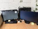 218 · 2 x GENERIC COMPUTERS WITH MONITOR, KEYBOARDS & MOUSES & AVAYA TELEPHONE SYSTEM & HANDSET NO GST