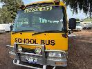 9 · BUS 55 2004 TOYOTA COASTER MINI BUS, REG: XS 77 ES, VIN: JTGFG518607000635, ODO: 442,543kms INDICATED, PLANT NO: BUS 55, GVM: 4,990kg, 4 LITRE 15B FTE TURBO DIESEL, MANUAL TRANSMISSION, 20 SEAT,, AIR CON, SEAT BELT EQUIPPED, UHF RADIO, ALLOY BULL BAR, DRIVING LIGHTS, (WITH PAPERS, WITH OWNER'S MANUAL) 8.25% PREMIUM