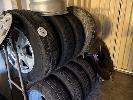 44 · 8 x ASSORTED VEHICLE RIMS & TYRES, COMMODORE CREWMAN, 2 x TYRES, 900/20, RACK & CONTENTS NO GST