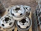 59 · 9 x STEEL RIMS, 17.5 SUIT TOYOTA COASTER, TUBELESS NO GST