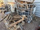 78 · 4 x 1/2 METAL DRUMS & STILLAGE OF FIREWOOD NO GST