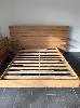 Eiffel Queen Size Ash Laminate Timber Bed,, 2060 X 1540 Mm, , Note: Sold In Situ, Located At, 21 Streiff Rd Wingfeild