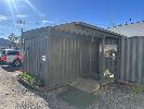 4 · PORTABLE SITE OFFICE,, 23 x 10', STEEL SKID BASE, 2 DOOR ACCESS, VERANDA, LOCKABLE DROPBOX, LIGHTING, GPO'S,, SPLIT SYSTEM A/C, 3 x WINDOWS