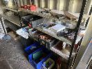 11 · ASSORTED TOOLS, PARTS, TIE DOWNS, PARTS BINS, CARBY'S., CONTENT 1 x BAY