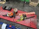 45 · PETROL HEDGE TRIMMER, STIHL H582R, 32" WITH, RYOBI ELECTRIC CHAINSAW,, 240V