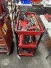 130 · TOOL TROLLEY & TOOLS INCLUDING BOLSTERS, FILES, TYRE PLIER, ETC