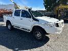 116 · 2013 TOYOTA HILUX KUN26R 150 SERIES DUAL CAB UTE 4x4, REG: S450 CXY, VIN: MR00FZ22G201196069, ENG: 1KD195535, ODO: 182,549kms SHOWING, 3.0 LITRE TURBO DIESEL, AUTOMATIC TRANSMISSION, WHITE DUCO, 4 DOORS, 5 SEAT, 4x4, ABS, AIR BAG, AIR CON, BULL BAR, CARGO BARRIER, CD PLAYER, CENTRAL LOCKING, CRUISE CONTROL, IMMOBILISER, POWER STEERING, POWER WINDOWS, SIDE STEP, SPARE WHEEL, SPOT LIGHTS, SNORKEL AIR INTAKE, FRONT MOUNT SIDE BARS, , KEY #5, (WITH 2 KEY/S), CONDITION:, FUEL GAUGE - FAULTY READING, 