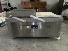 2 · PROMAX DOUBLE CHAMBER VACUUM PACKING MACHINE, SWIN ARM LID, DIGITAL CONTROLS, MOD: DC-860FB-G, SERIAL: P1009020, DOM: 2010, LOCKING CASTOR WHEELS, 415V PLUG
